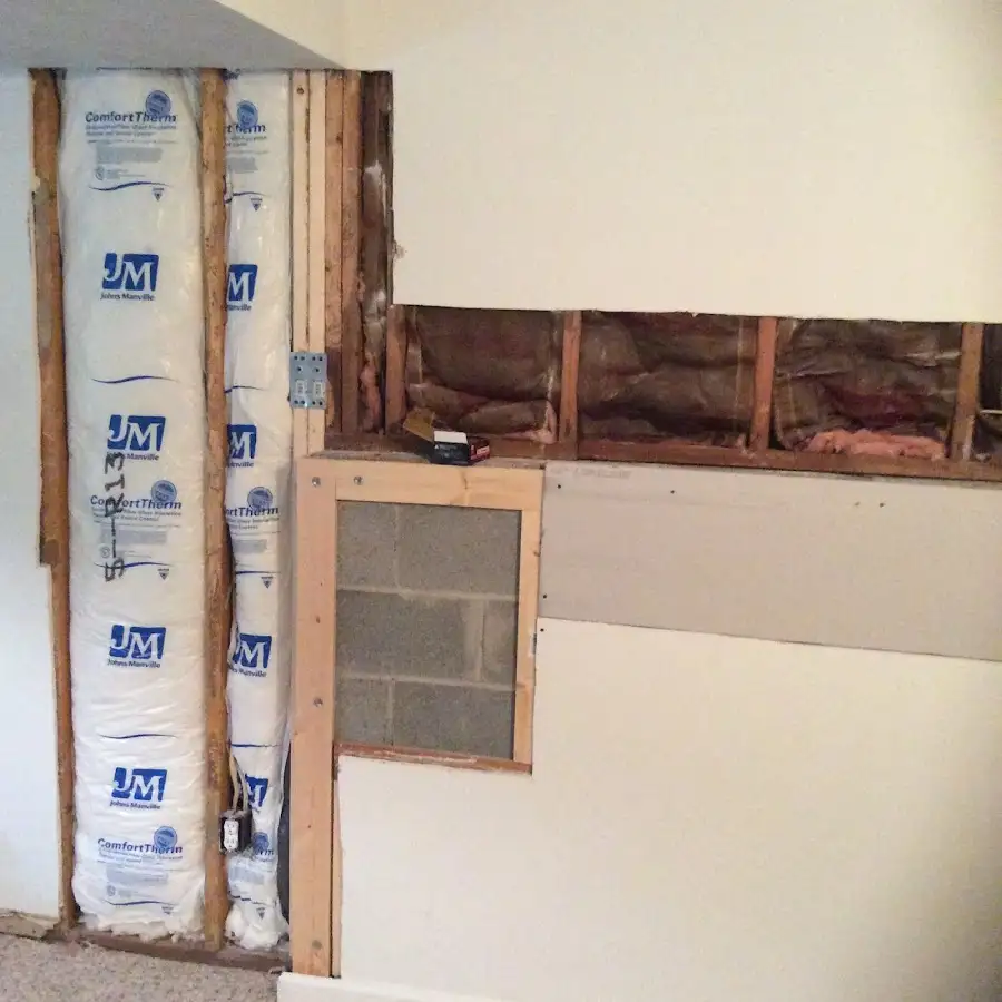 Wall insulation replacement during Structural Drying in Millersville